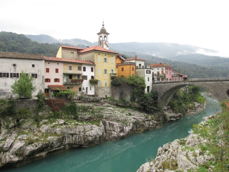 Vrsic Pass Road Trip, Kanal Ob Soci, Slovenia