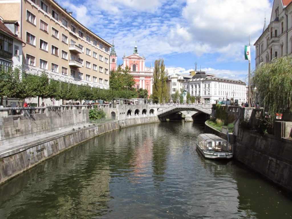 River Ljubljanica, Ljubljana, Slovenia