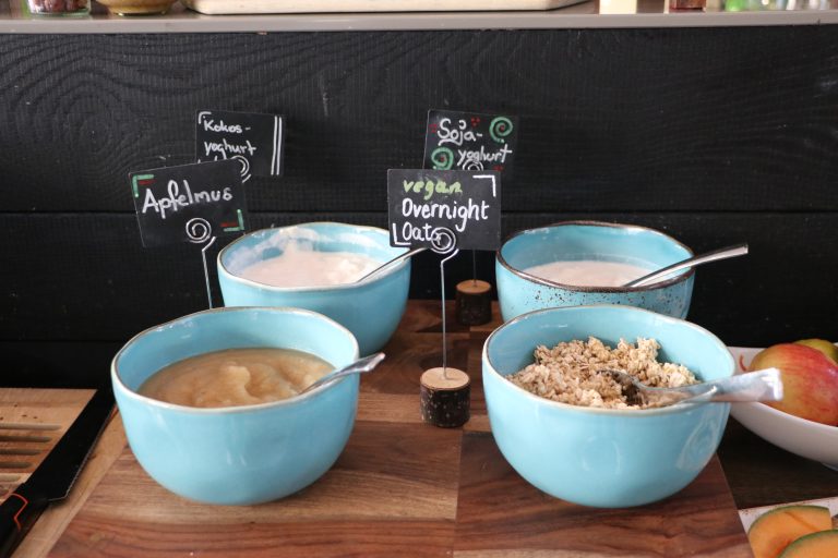 Almodovar Hotel Breakfast Organic Yogurts