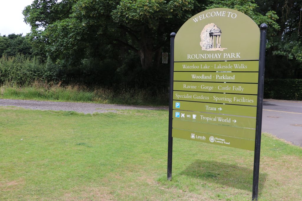 Roundhay Park Sign