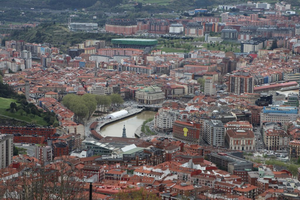 View of Bilbao from the Funicular