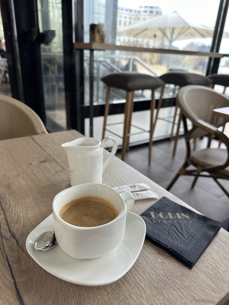 Coffee at Dodin on La Grande Plage