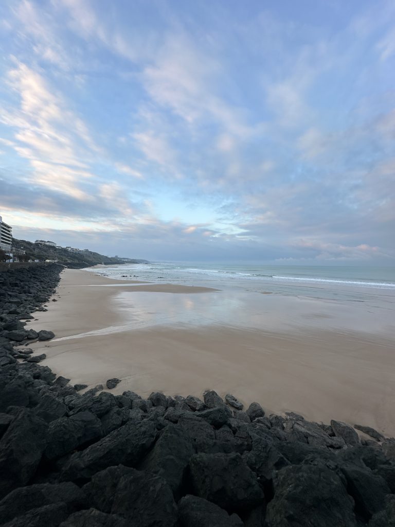 Sunrise at La Plage de la Cote des Basques