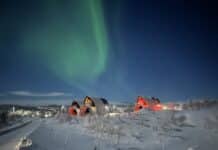 An Arctic Experience: Snowmobiles, Reindeer & The Northern Lights The Wau Houses & The Northern Lights